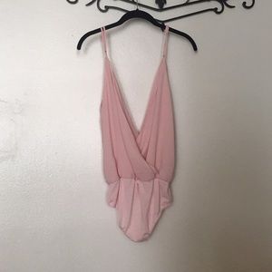 Tobi M pink bodysuit